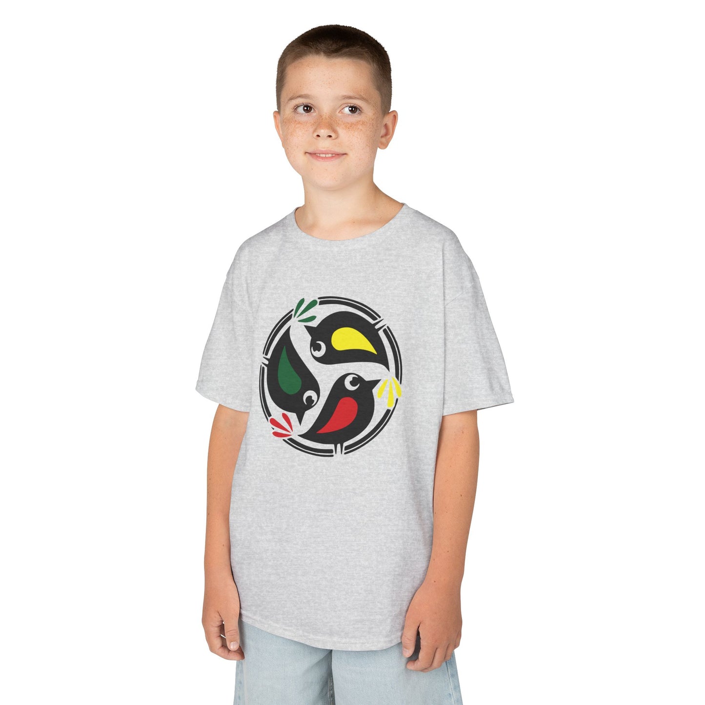 Colorful Nature Kids Heavy Cotton™ Tee - Fun, Lightweight Graphic T-Shirt