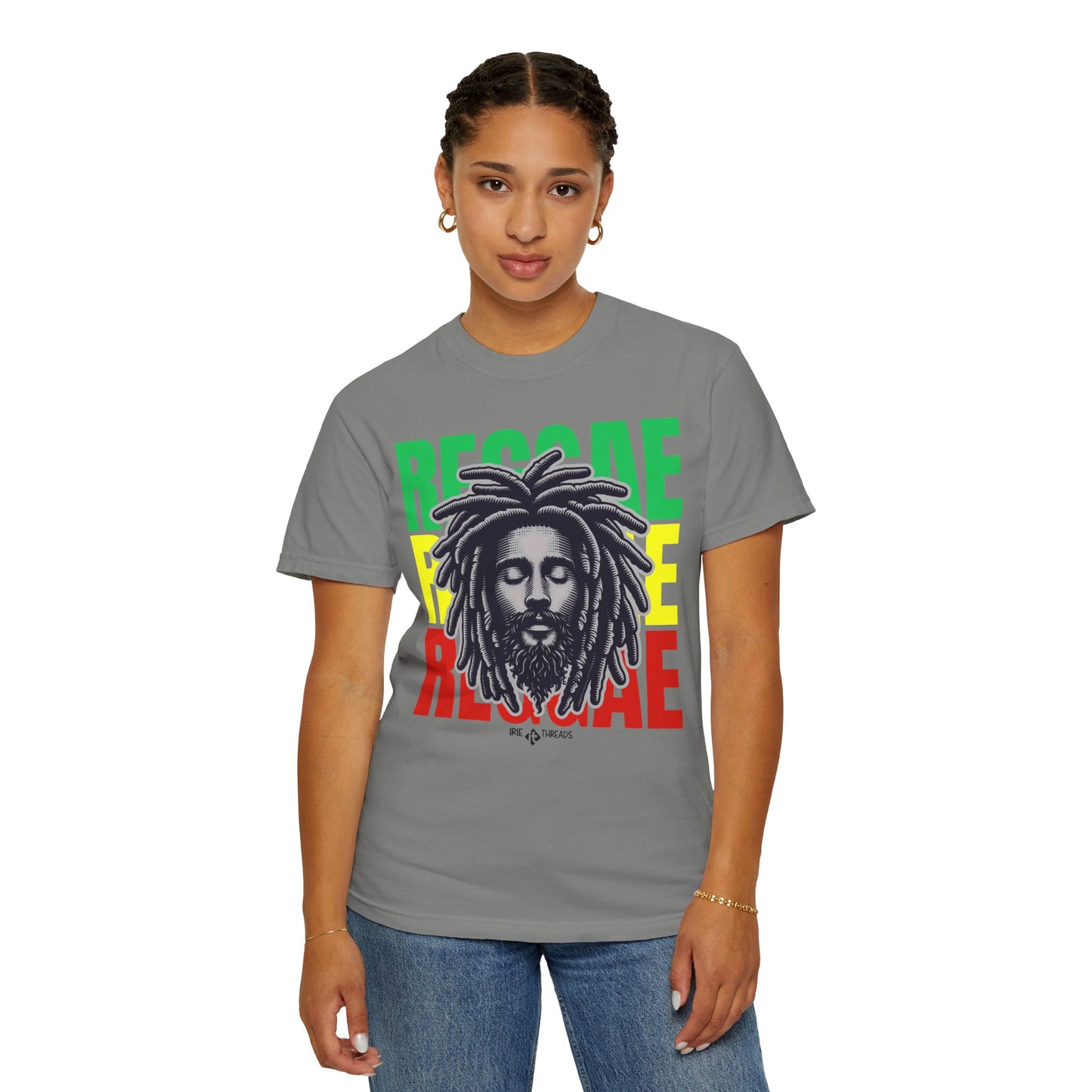 Dreadlock Rasta Unisex Garment-Dyed T-shirt