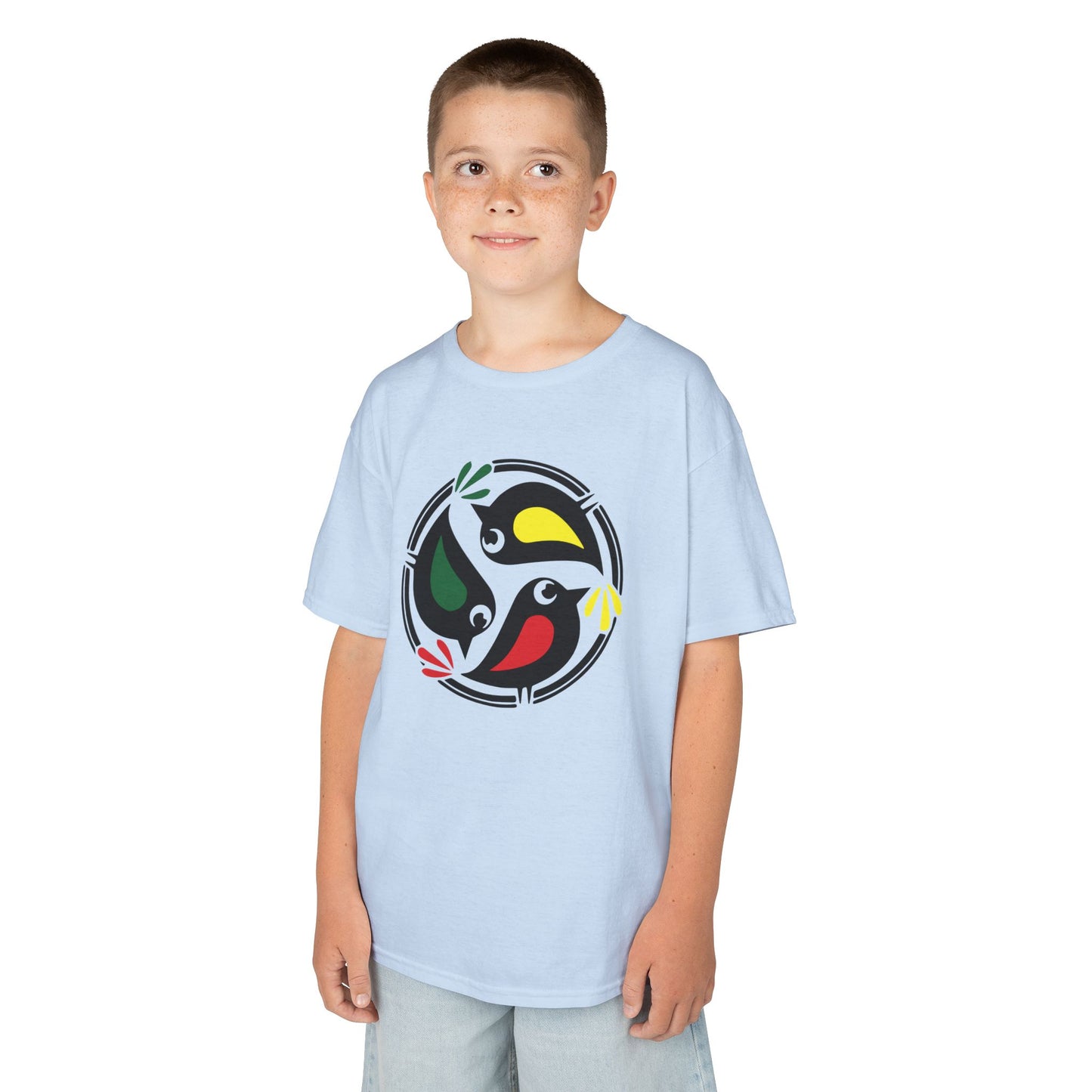 Colorful Nature Kids Heavy Cotton™ Tee - Fun, Lightweight Graphic T-Shirt