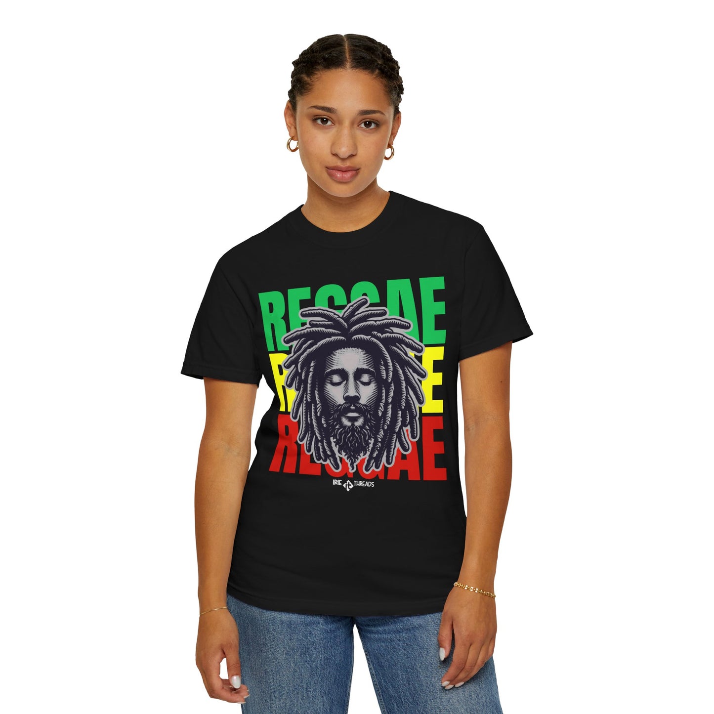 Dreadlock Rasta Unisex Garment-Dyed T-shirt