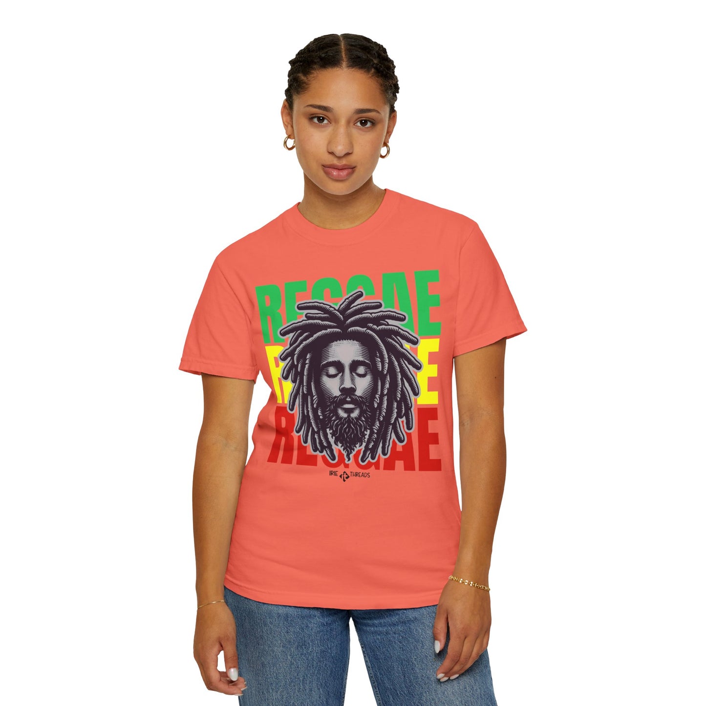 Dreadlock Rasta Unisex Garment-Dyed T-shirt
