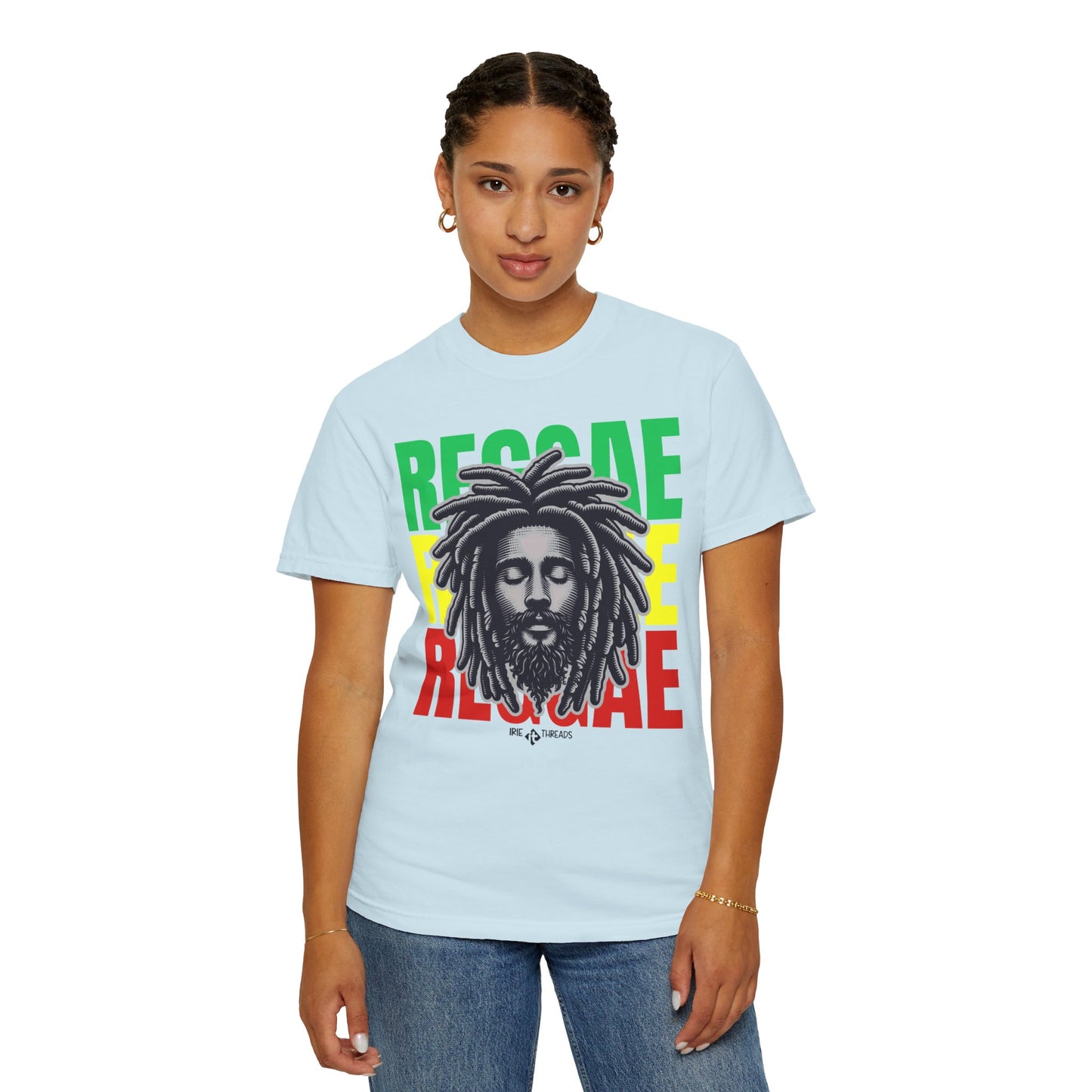 Dreadlock Rasta Unisex Garment-Dyed T-shirt