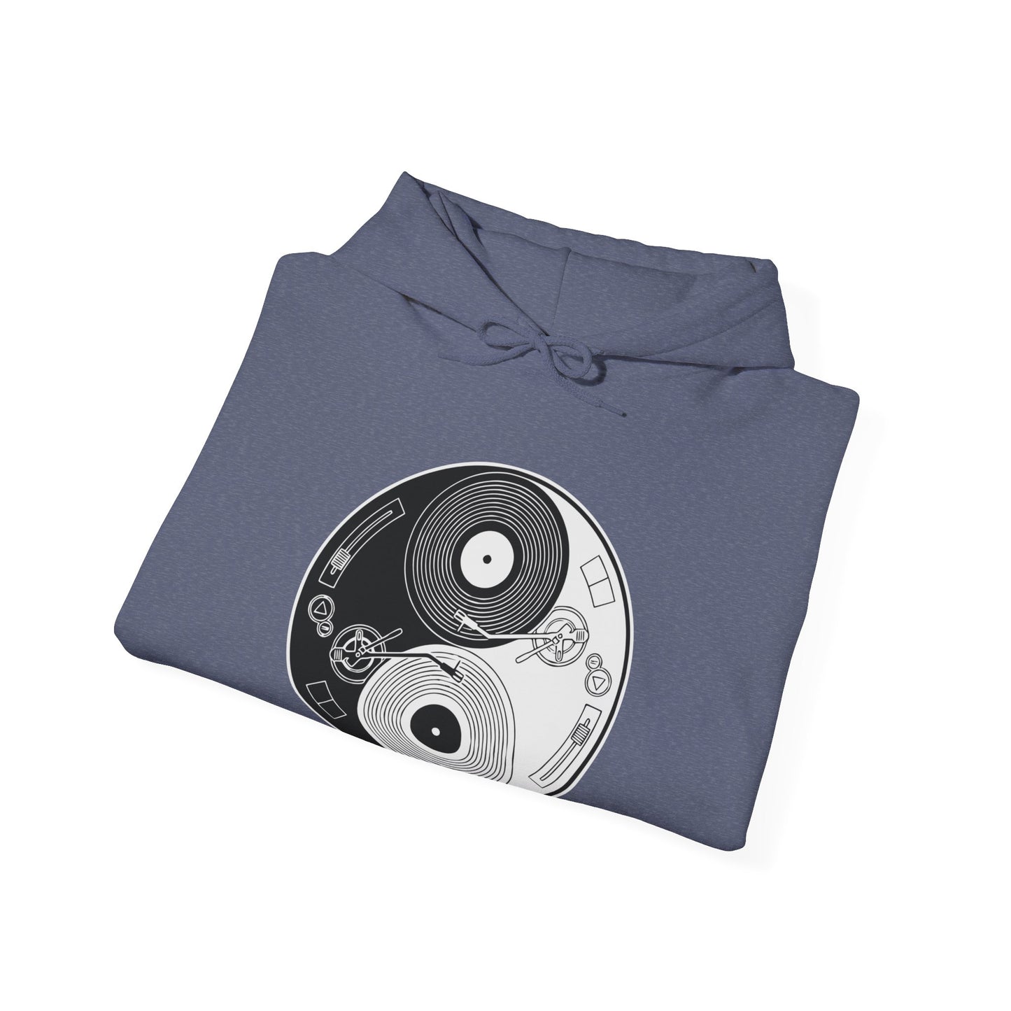 Ying Yang LP Unisex Heavy Hooded Sweatshirt