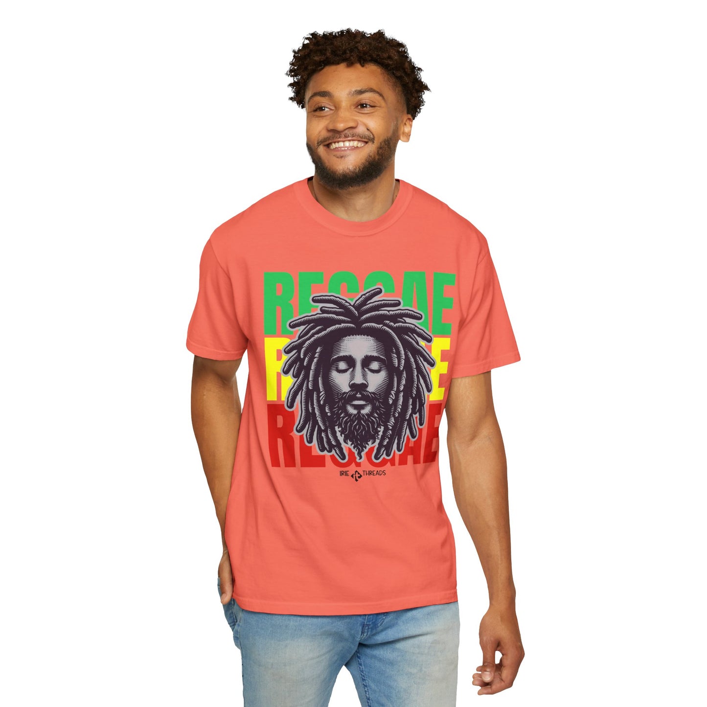 Dreadlock Rasta Unisex Garment-Dyed T-shirt