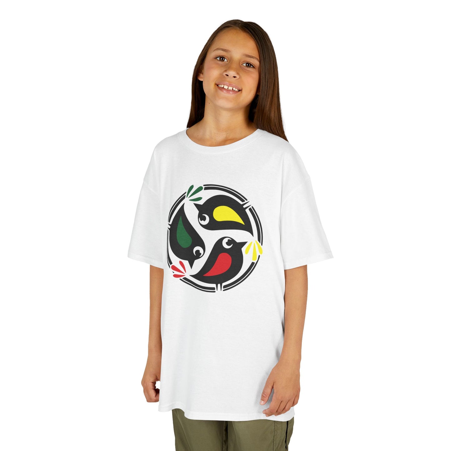 Colorful Nature Kids Heavy Cotton™ Tee - Fun, Lightweight Graphic T-Shirt