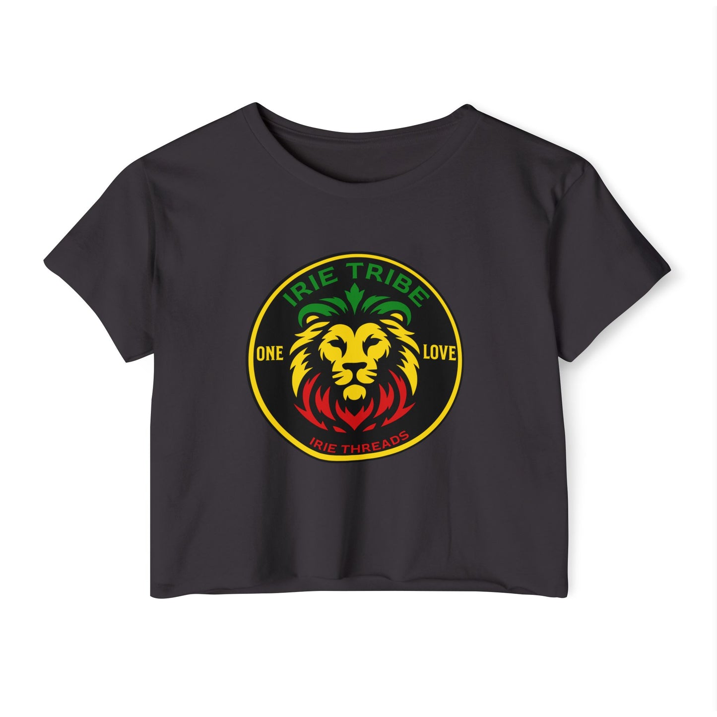Women's Festival Crop Top - Irie Tribe One Love Design