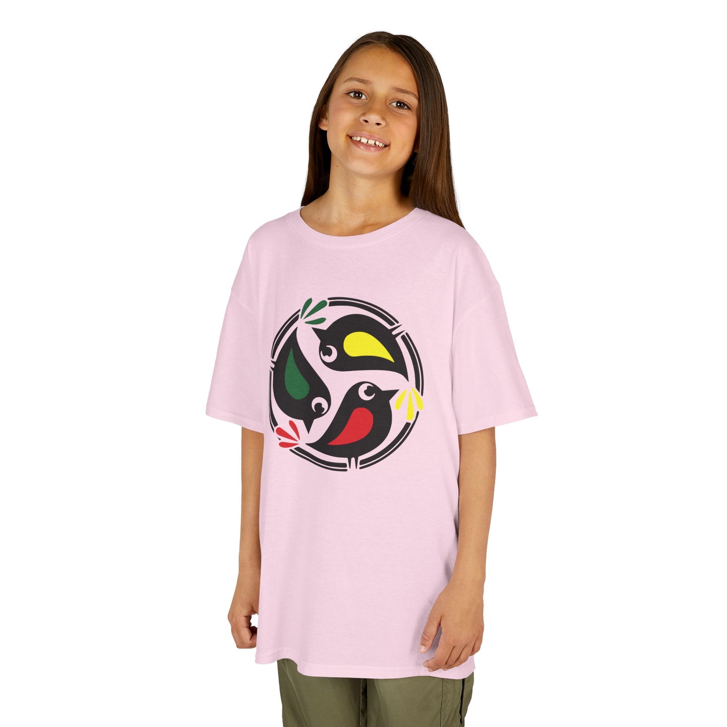 Colorful Nature Kids Heavy Cotton™ Tee - Fun, Lightweight Graphic T-Shirt