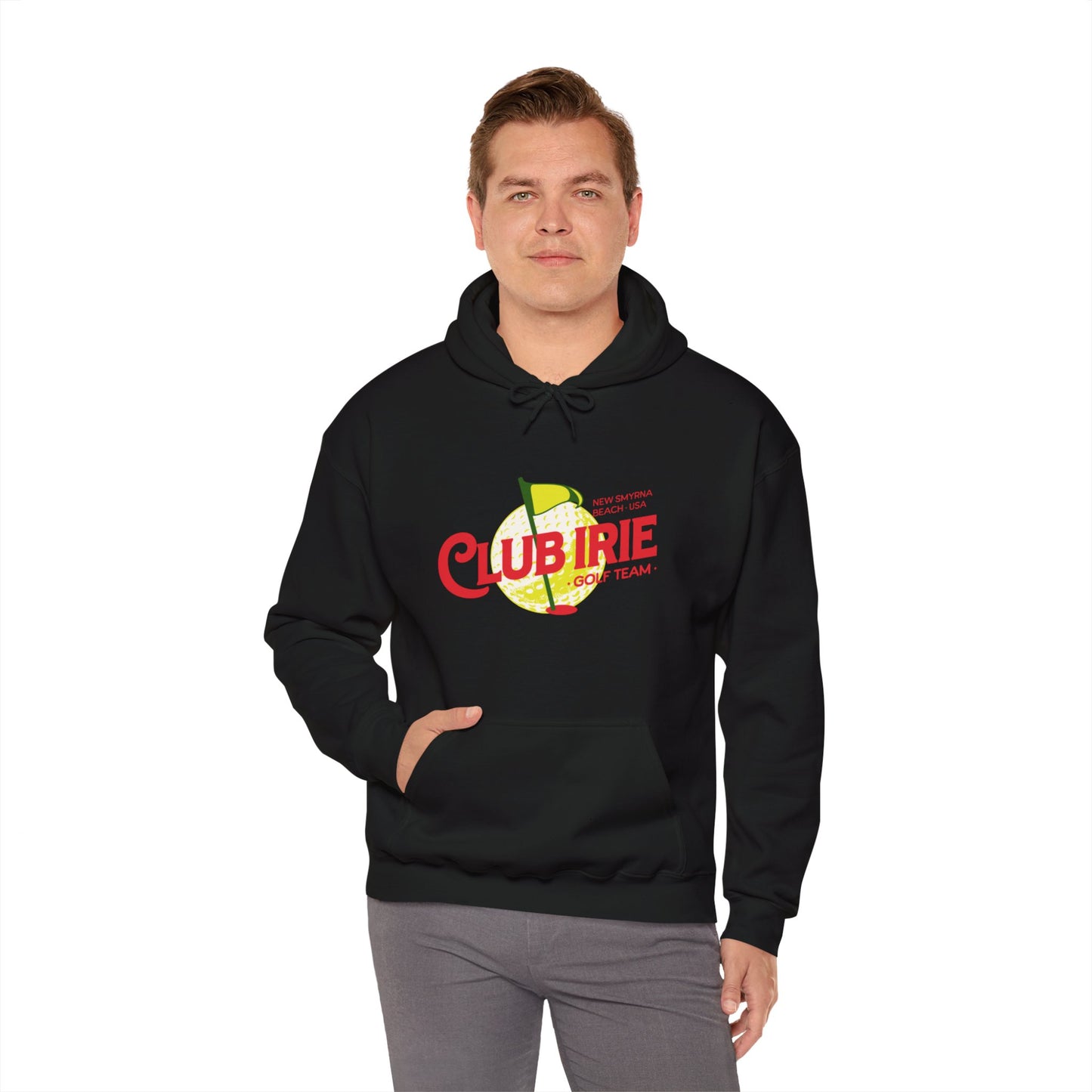 Club Irie Golf Team by Irie Threads Unisex Heavy Hooded Sweatshirt