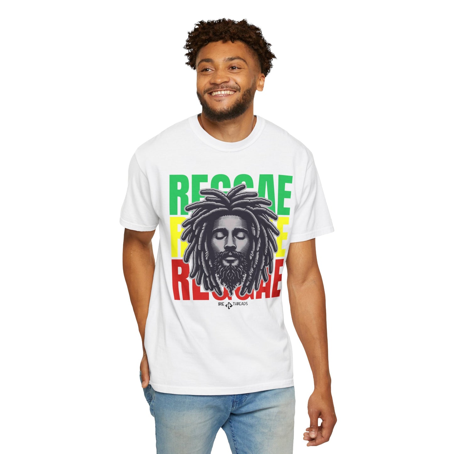 Dreadlock Rasta Unisex Garment-Dyed T-shirt
