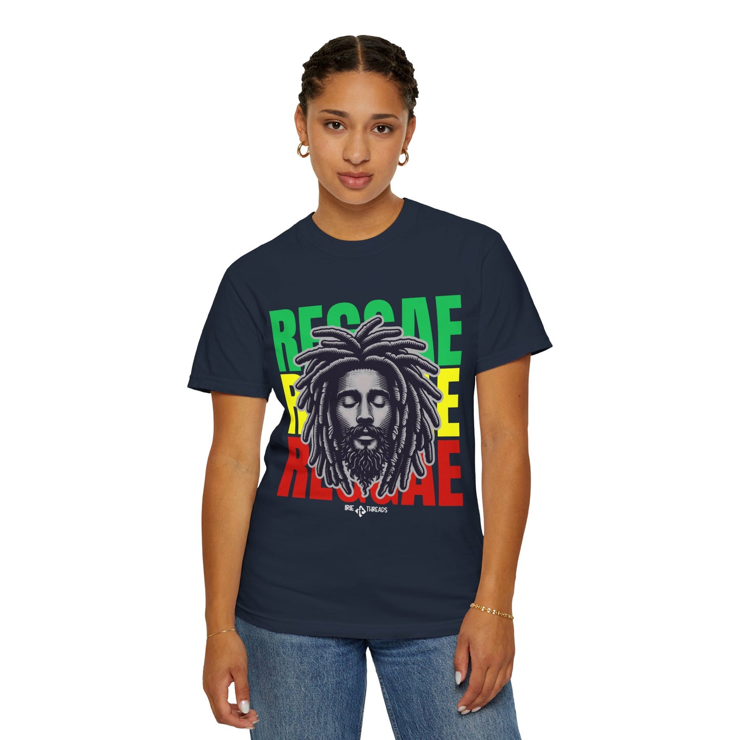 Dreadlock Rasta Unisex Garment-Dyed T-shirt
