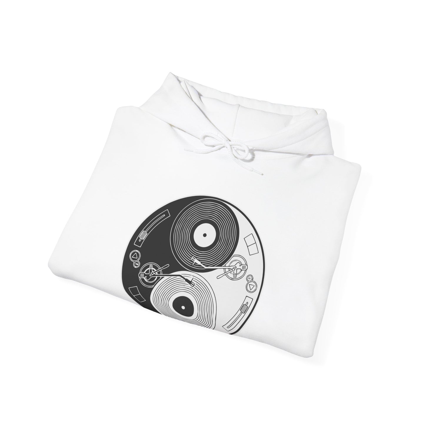 Ying Yang LP Unisex Heavy Hooded Sweatshirt