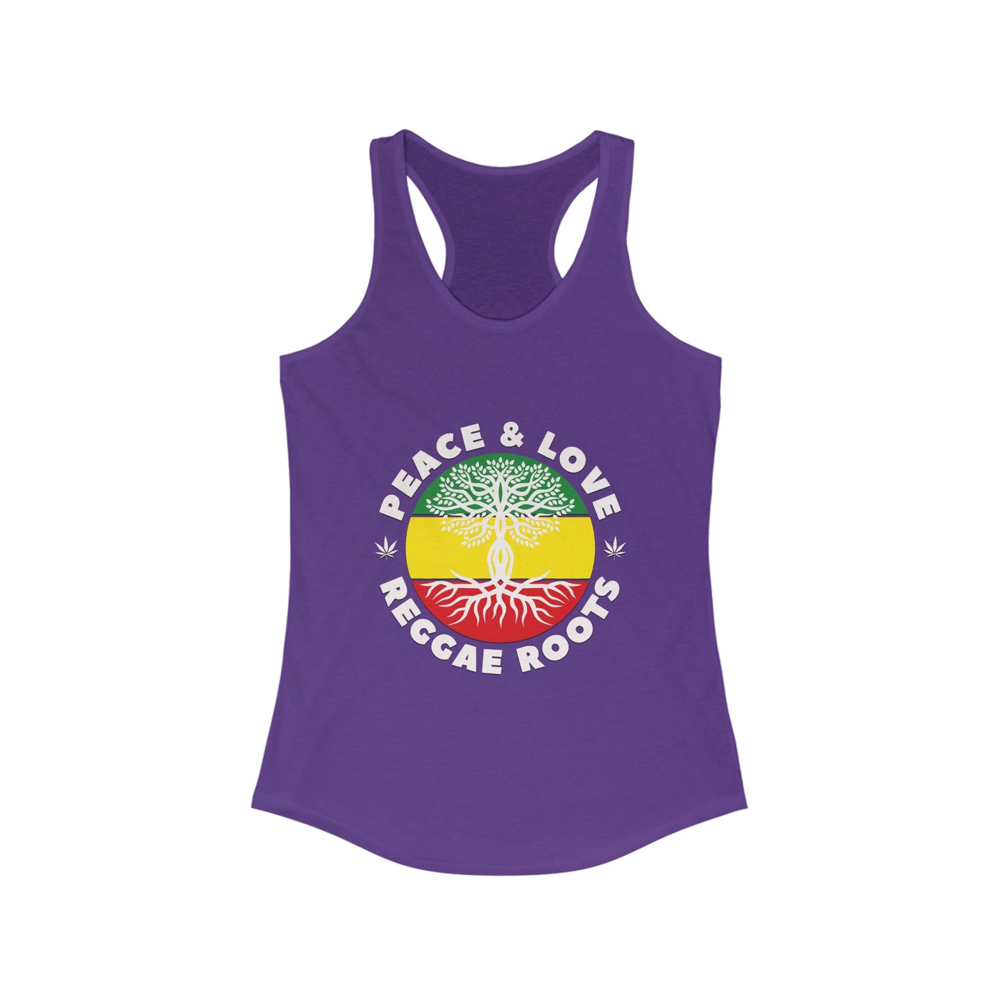 Reggae Roots Peace & Love Tank Top for Women