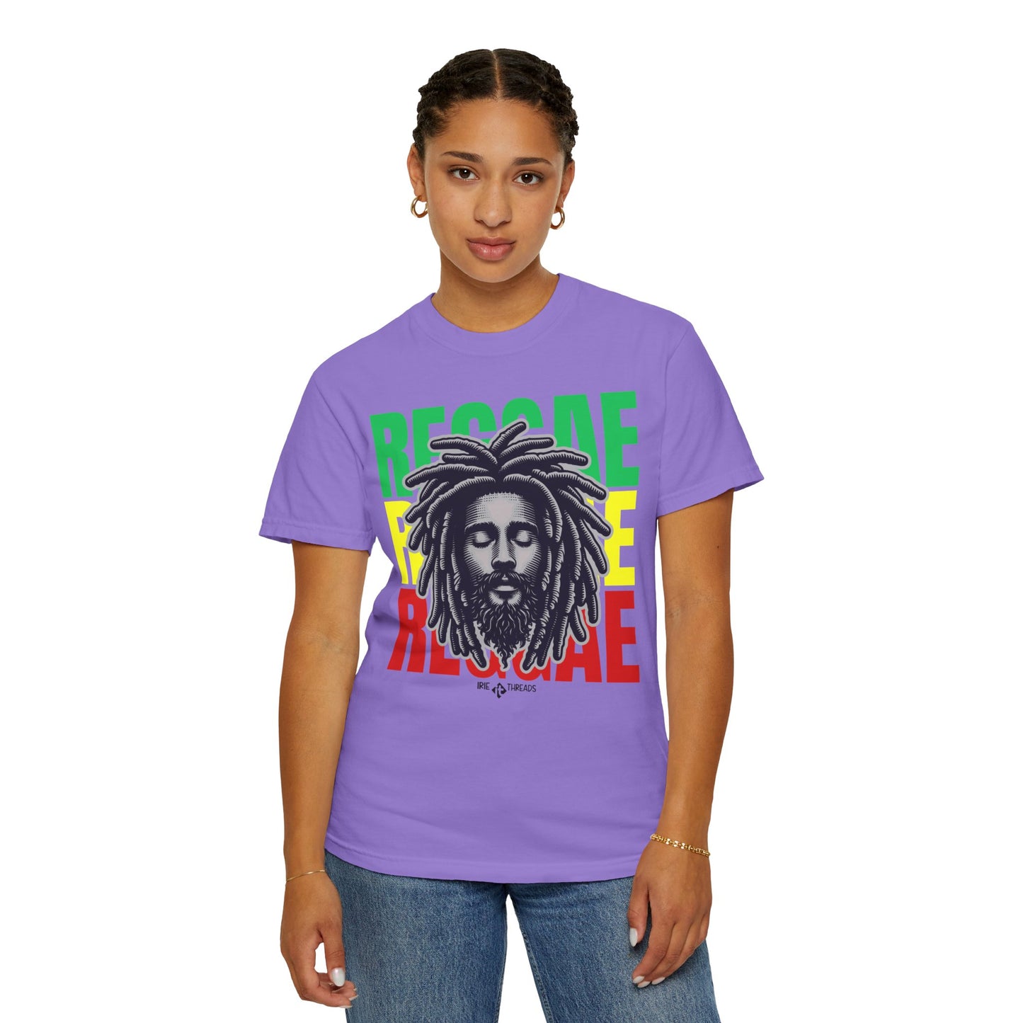 Dreadlock Rasta Unisex Garment-Dyed T-shirt