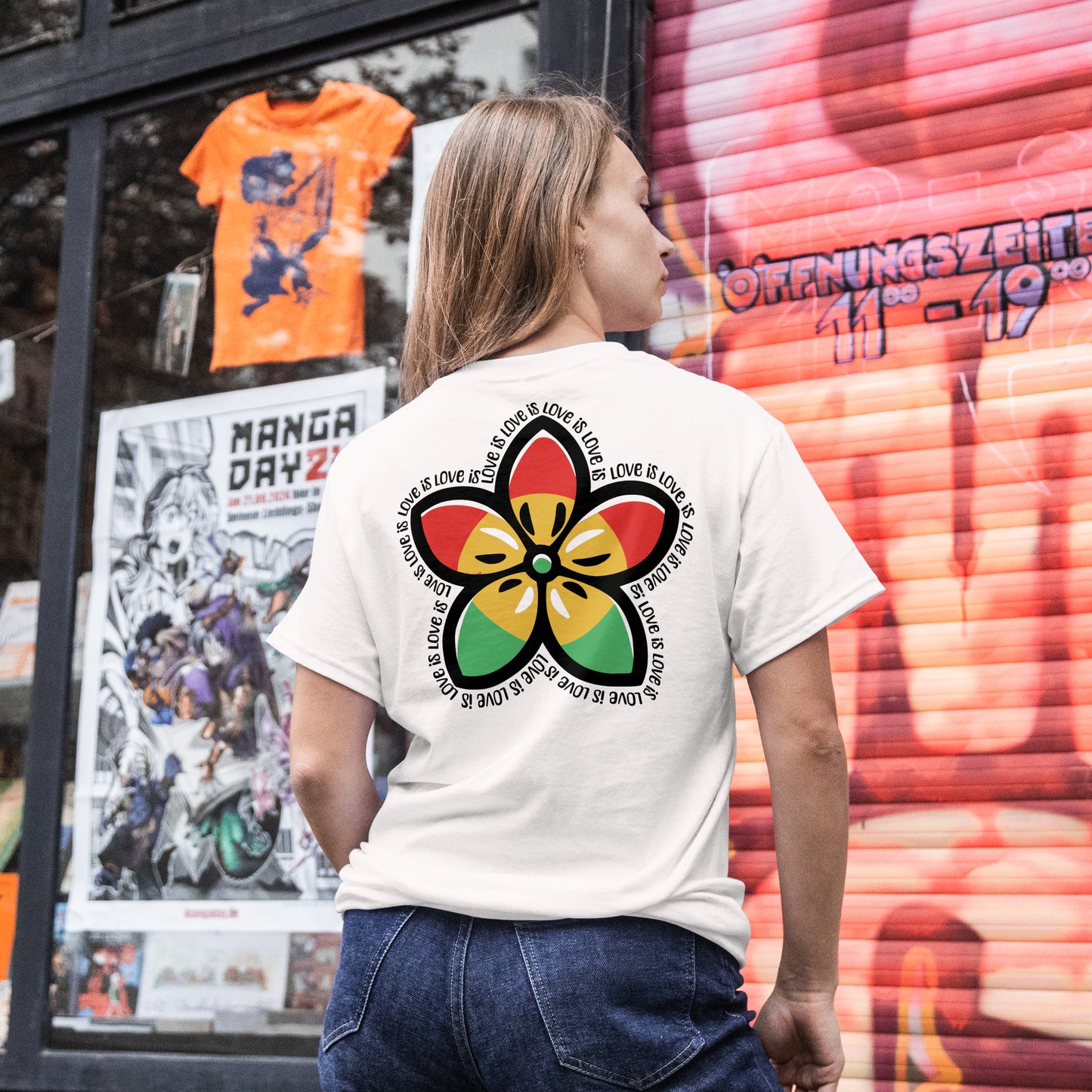 Love Is Love Rasta Blossom Tee